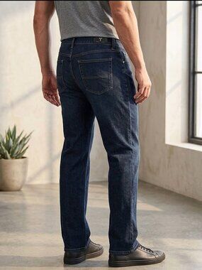 American Tall Jeans 44x38 Mens Dark Wash Extra Long Inseam 44T